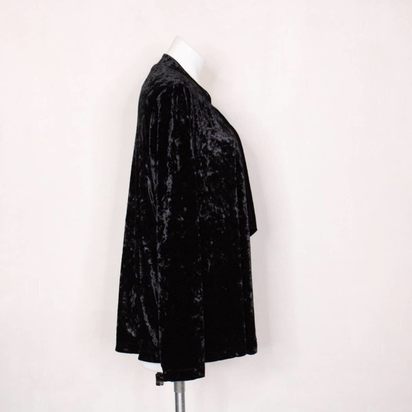 NWT Bobeau Velvet Open Cardigan Sweater - Picture 3 of 9